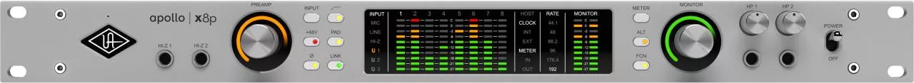 Аудиоинтерфейс Universal Audio Apollo x8p Gen 2 ESS+
